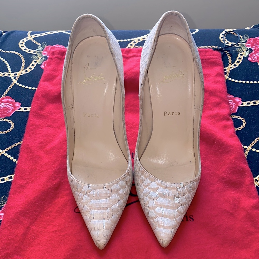 ‼️SOLD‼️ Christian Louboutin Cork Heel